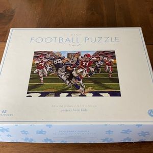 Pottery Barn Kids 48 pc puzzle (football)